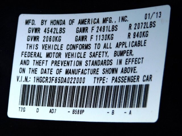 2013 Honda Accord EX-L V6 photo